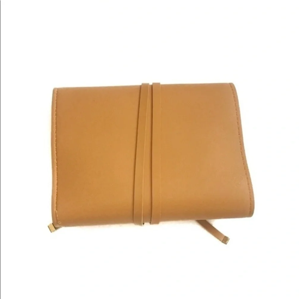 Glass Ladder And Co Light Brown Tan Portfolio Case Wallet